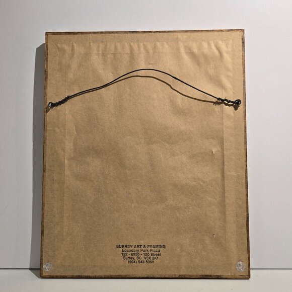 Framed Rothenburg ob der Tauber Etching Print – Hand-Colored Etching signed - Picture 8 of 10